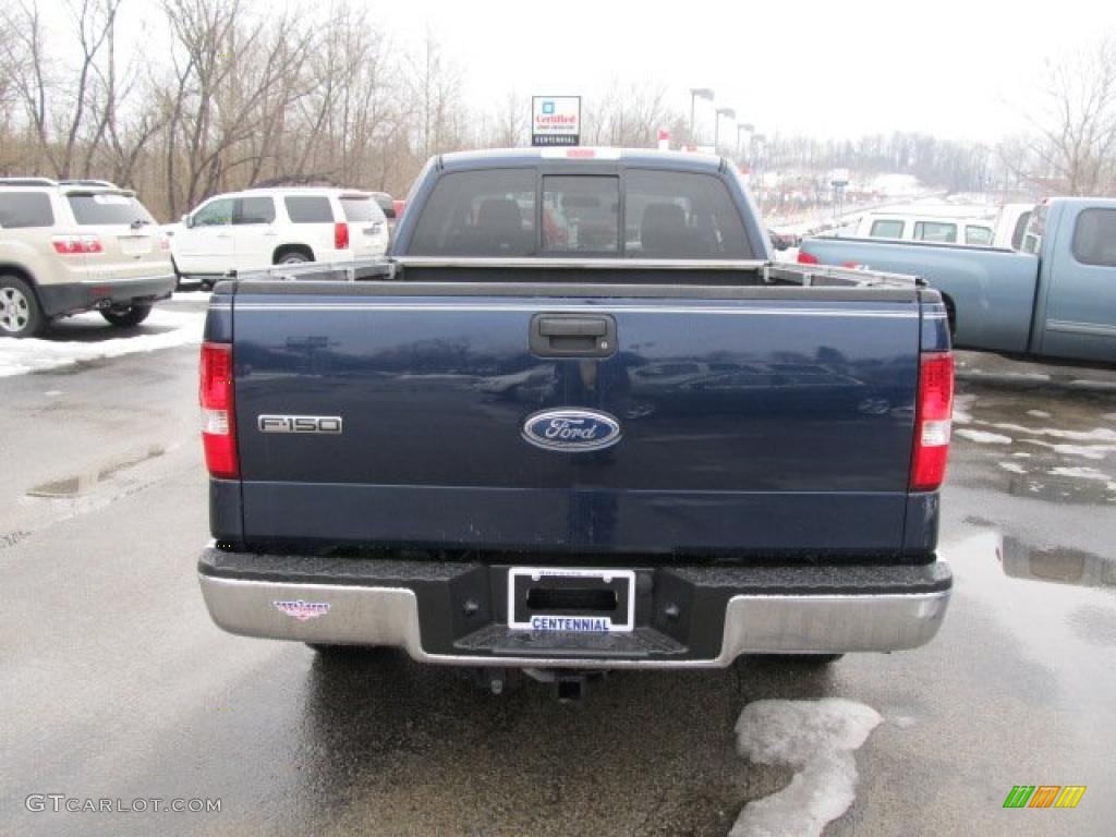2005 F150 XLT SuperCab 4x4 - True Blue Metallic / Medium Flint Grey photo #3