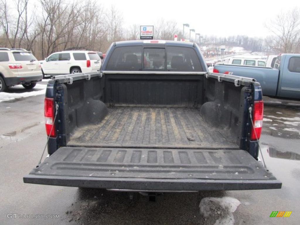 2005 F150 XLT SuperCab 4x4 - True Blue Metallic / Medium Flint Grey photo #4