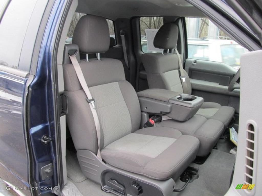 2005 F150 XLT SuperCab 4x4 - True Blue Metallic / Medium Flint Grey photo #7