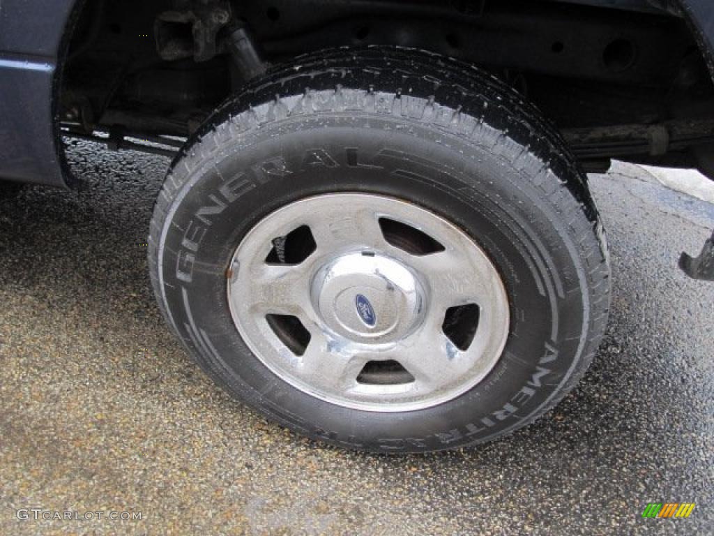 2005 F150 XLT SuperCab 4x4 - True Blue Metallic / Medium Flint Grey photo #10