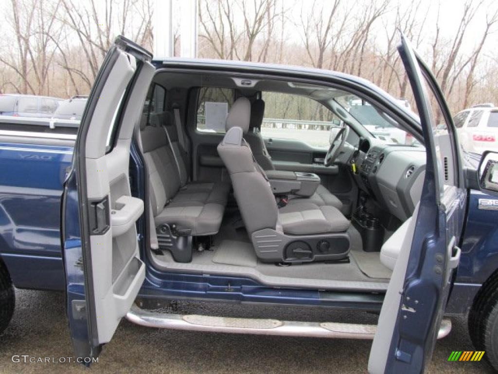 2005 F150 XLT SuperCab 4x4 - True Blue Metallic / Medium Flint Grey photo #12