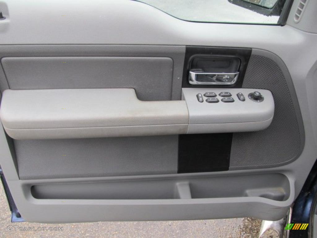 2005 F150 XLT SuperCab 4x4 - True Blue Metallic / Medium Flint Grey photo #13