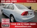 2003 Opal Silver Blue Metallic Honda Civic Hybrid Sedan  photo #2