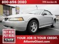 Silver Metallic 2000 Ford Mustang V6 Convertible