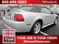 2000 Silver Metallic Ford Mustang V6 Convertible  photo #3