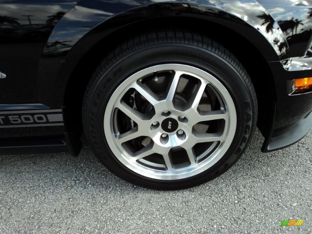 2007 Mustang Shelby GT500 Coupe - Black / Black Leather photo #3