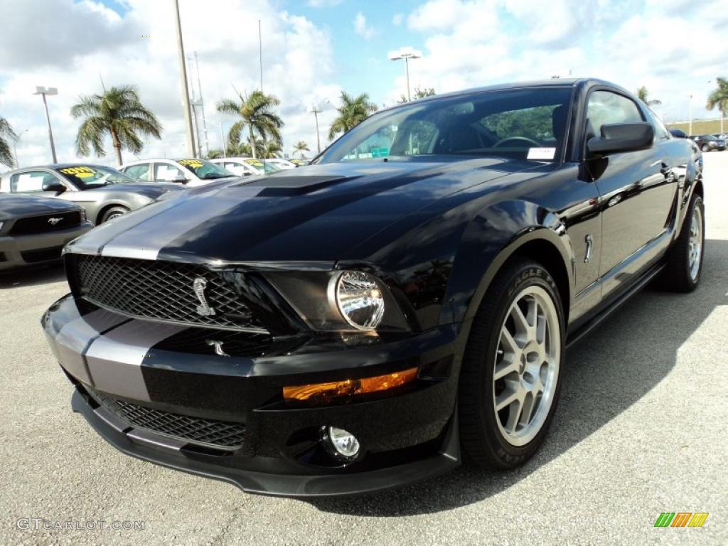 2007 Mustang Shelby GT500 Coupe - Black / Black Leather photo #15