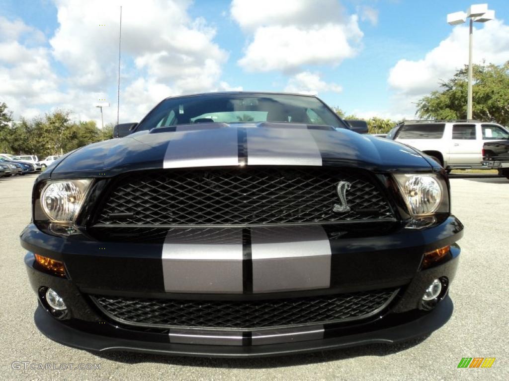 2007 Mustang Shelby GT500 Coupe - Black / Black Leather photo #17