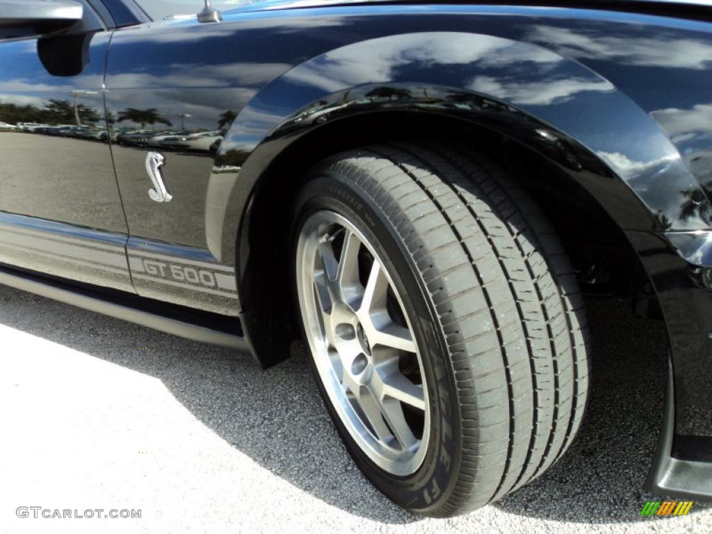 2007 Mustang Shelby GT500 Coupe - Black / Black Leather photo #29
