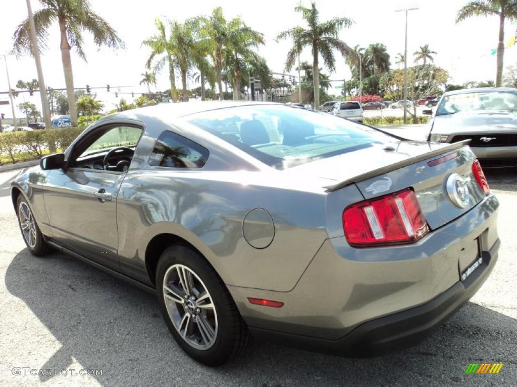 2010 Mustang V6 Premium Coupe - Sterling Grey Metallic / Charcoal Black photo #8