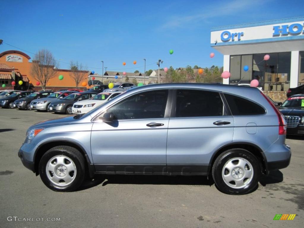 2009 CR-V LX - Glacier Blue Metallic / Gray photo #2