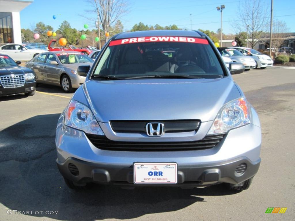 2009 CR-V LX - Glacier Blue Metallic / Gray photo #8