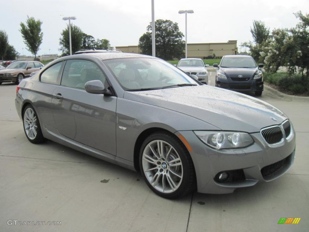 2011 3 Series 328i Convertible - Space Gray Metallic / Oyster/Black Dakota Leather photo #2