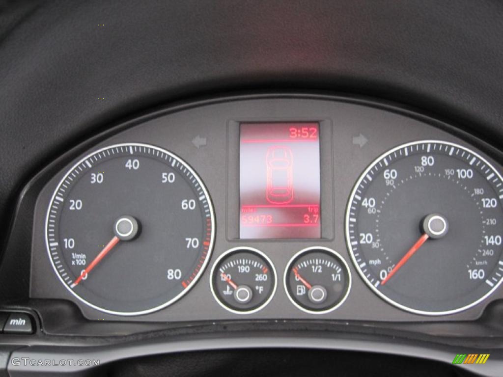 2007 Volkswagen Eos 2.0T Gauges Photo #44631006