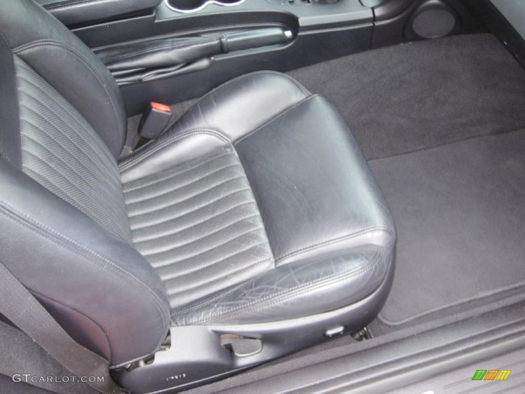 Black Ink Interior 2004 Ford Thunderbird Deluxe Roadster Photo #44631198