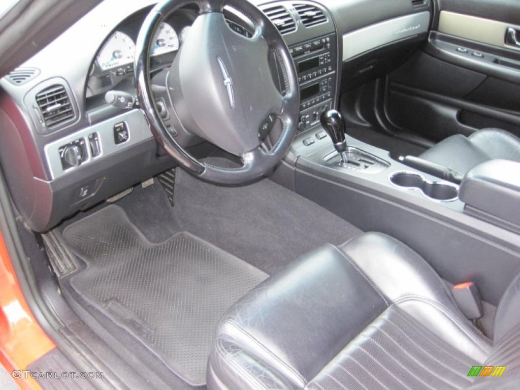Black Ink Interior 2004 Ford Thunderbird Deluxe Roadster Photo #44631314