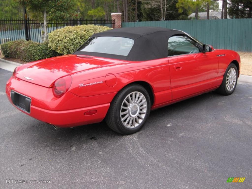 Torch Red 2004 Ford Thunderbird Deluxe Roadster Exterior Photo #44631418