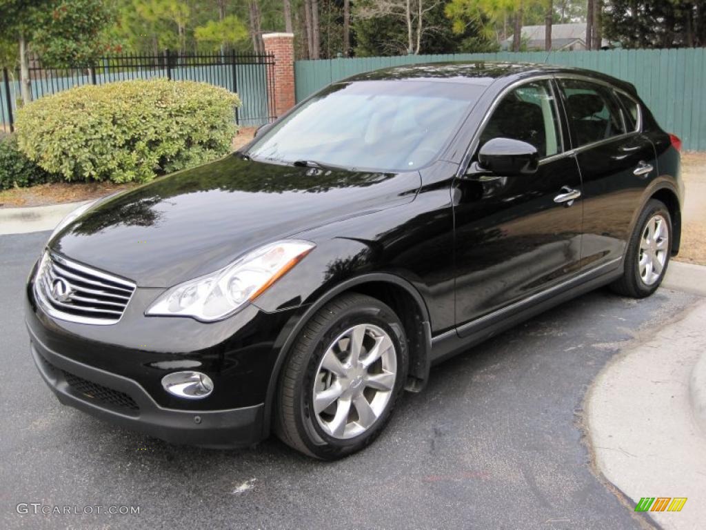 Black Obsidian 2008 Infiniti EX 35 Journey Exterior Photo #44631742