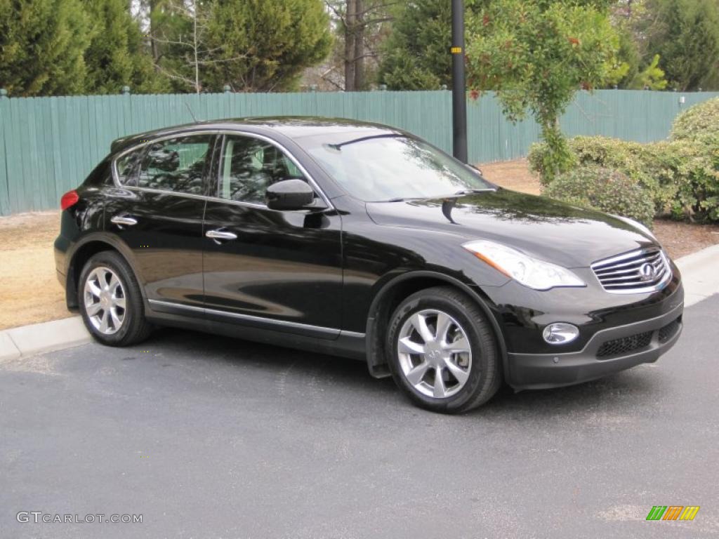 Black Obsidian 2008 Infiniti EX 35 Journey Exterior Photo #44631758