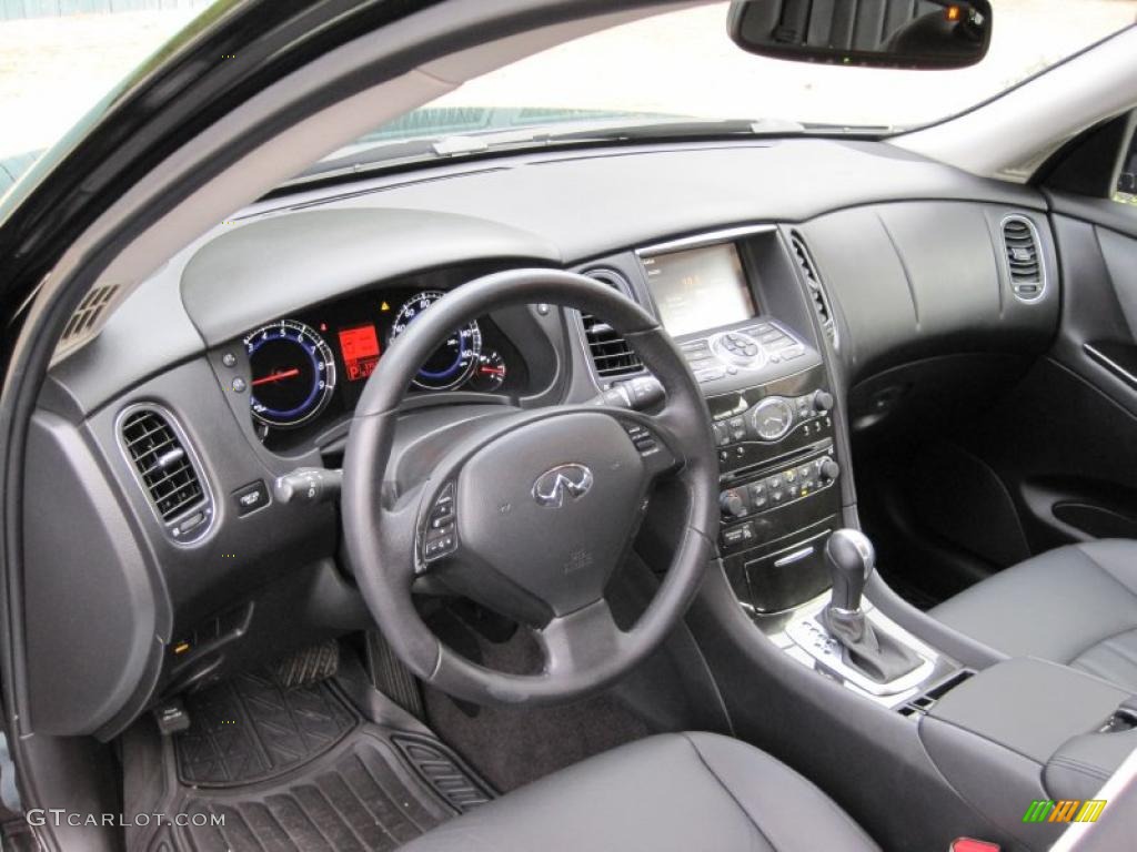 Graphite Interior 2008 Infiniti EX 35 Journey Photo #44631970