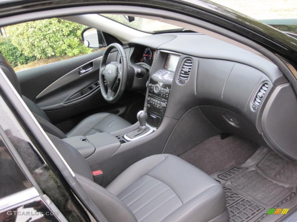 Graphite Interior 2008 Infiniti EX 35 Journey Photo #44632098