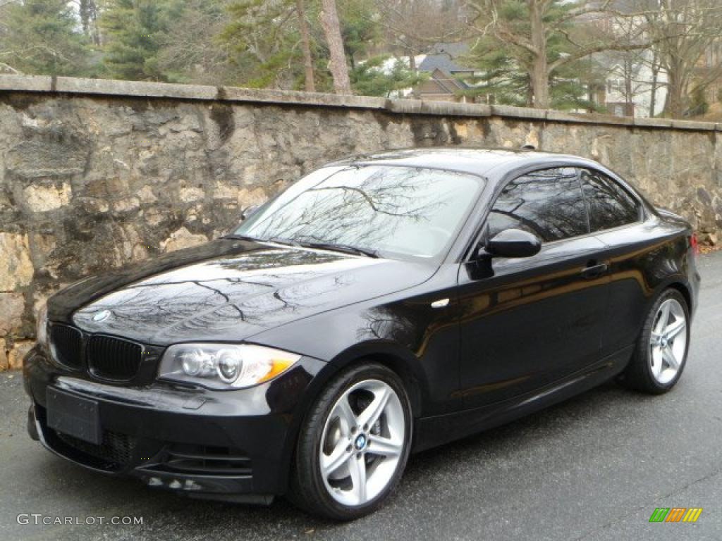 2009 1 Series 135i Coupe - Jet Black / Black photo #1