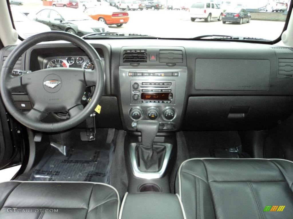2009 Hummer H3 T Alpha Ebony/Pewter Dashboard Photo #44632614