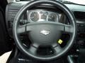 Ebony/Pewter 2009 Hummer H3 T Alpha Steering Wheel