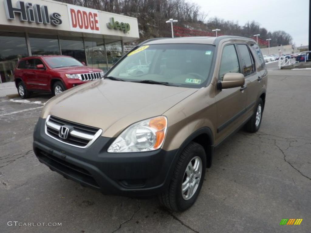 2003 CR-V EX 4WD - Mojave Mist Metallic / Saddle photo #8