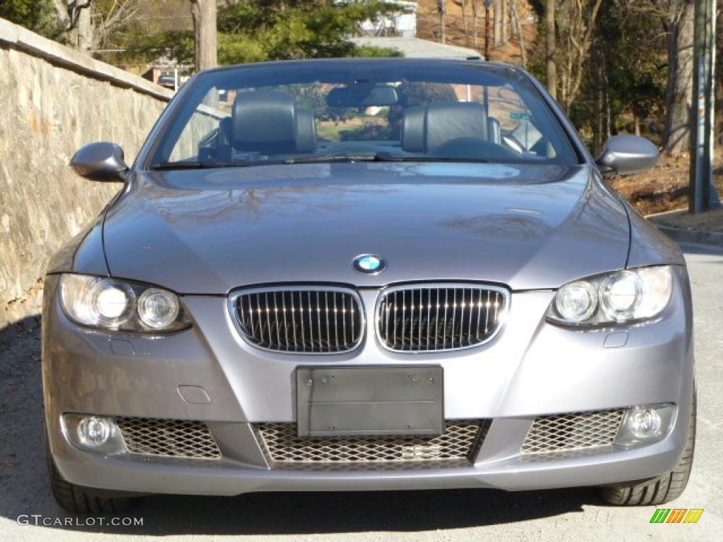 2007 3 Series 335i Convertible - Space Gray Metallic / Black photo #22