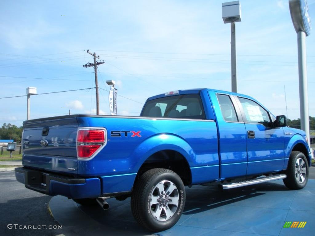 Blue Flame Metallic 2011 Ford F150 STX SuperCab Exterior Photo #44633318