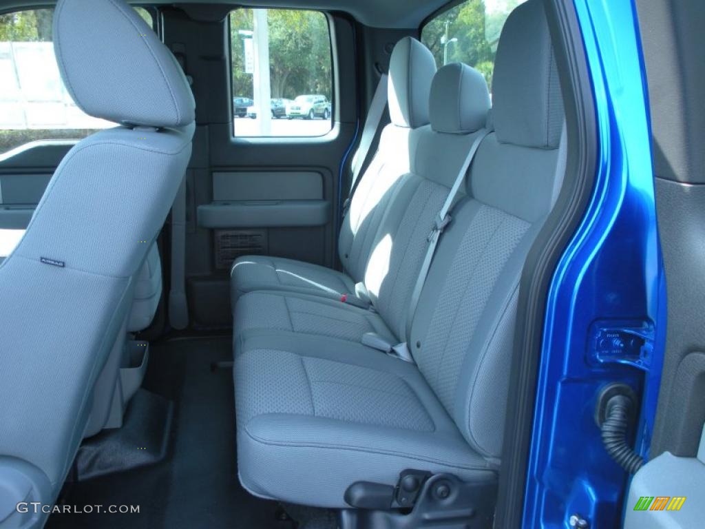 Steel Gray Interior 2011 Ford F150 STX SuperCab Photo #44633362