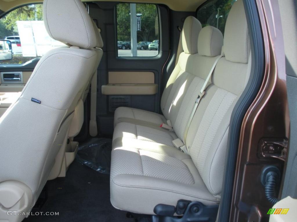 Pale Adobe Interior 2011 Ford F150 XLT SuperCab Photo #44633754