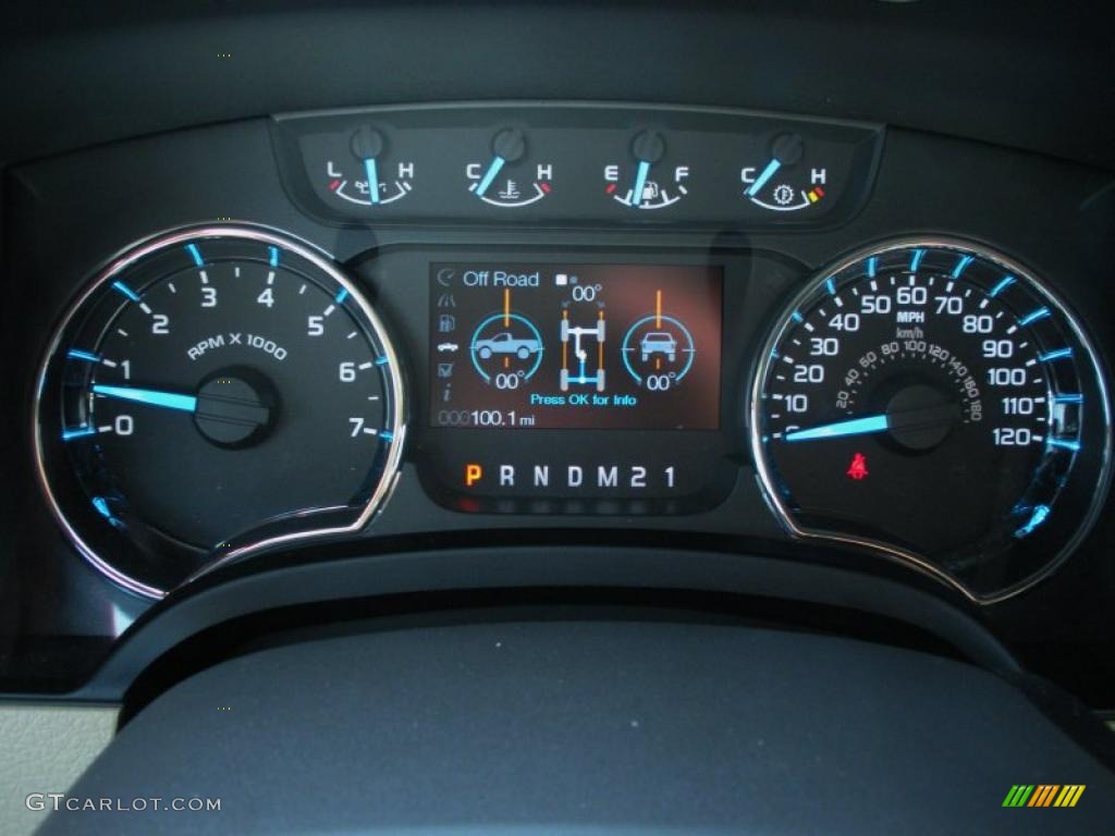 2011 Ford F150 XLT SuperCab Gauges Photo #44633786