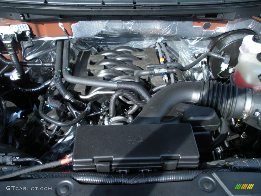 2011 Ford F150 XLT SuperCab 5.0 Liter Flex-Fuel DOHC 32-Valve Ti-VCT V8 Engine Photo #44633838