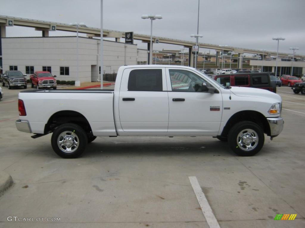 Bright White 2011 Dodge Ram 2500 HD ST Crew Cab 4x4 Exterior Photo #44633850