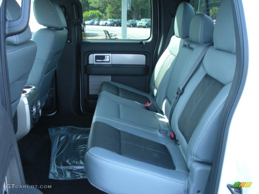 Steel Gray/Black Interior 2011 Ford F150 Limited SuperCrew Photo #44633974