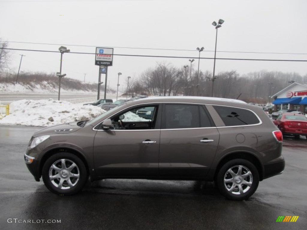 2008 Enclave CXL AWD - Cocoa Metallic / Ebony/Ebony photo #6