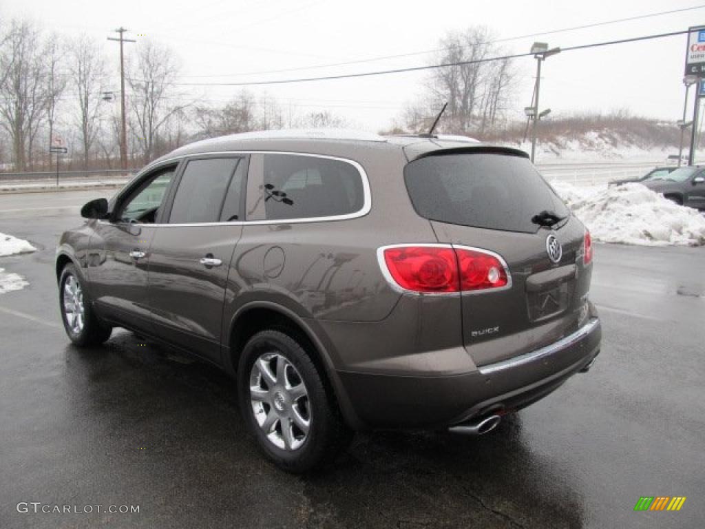 2008 Enclave CXL AWD - Cocoa Metallic / Ebony/Ebony photo #7