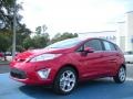 2011 Red Candy Metallic Ford Fiesta SES Hatchback  photo #1