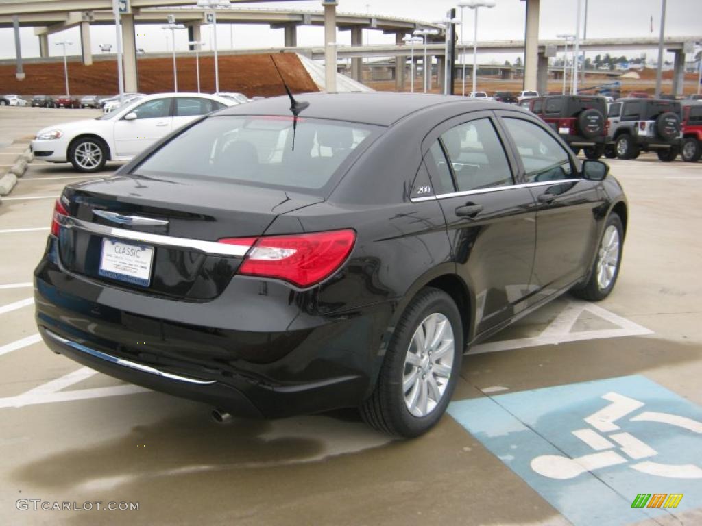 Brilliant Black Crystal Pearl 2011 Chrysler 200 Touring Exterior Photo #44635114