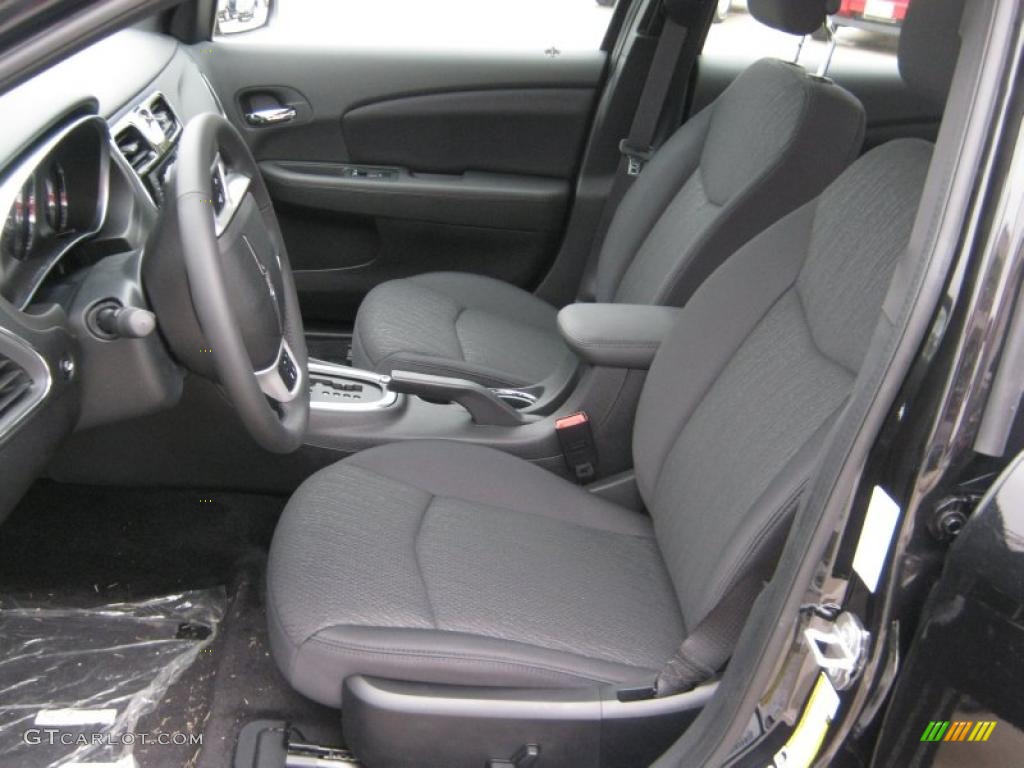 Black Interior 2011 Chrysler 200 Touring Photo #44635266