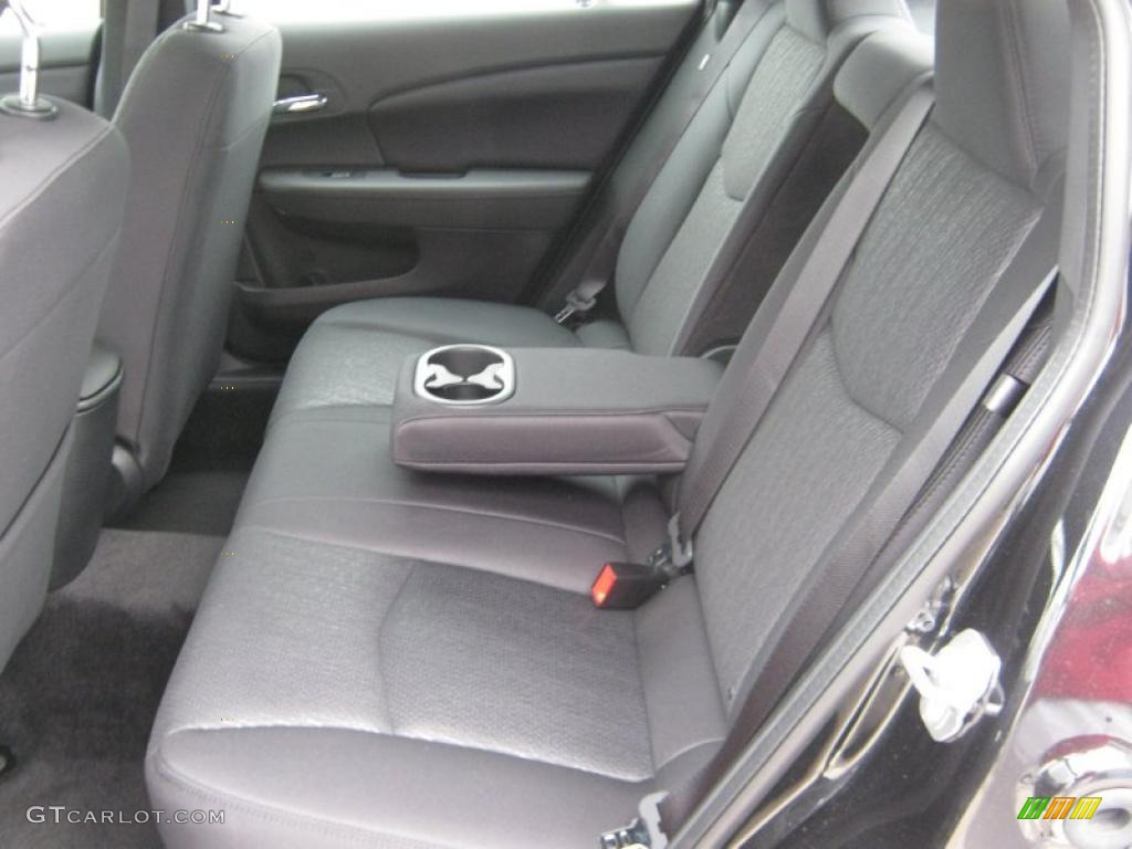 Black Interior 2011 Chrysler 200 Touring Photo #44635298