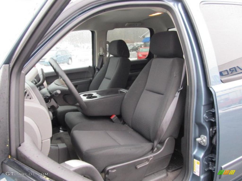 2010 Silverado 1500 LS Crew Cab 4x4 - Blue Granite Metallic / Dark Titanium photo #12