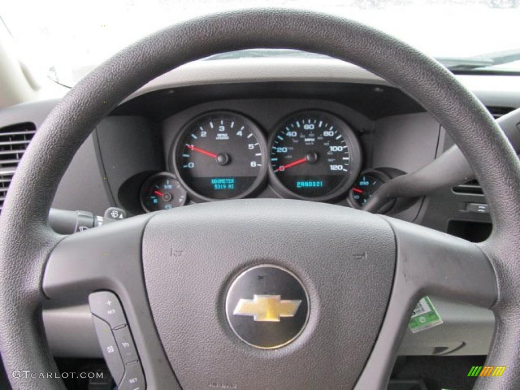 2010 Silverado 1500 LS Crew Cab 4x4 - Blue Granite Metallic / Dark Titanium photo #19