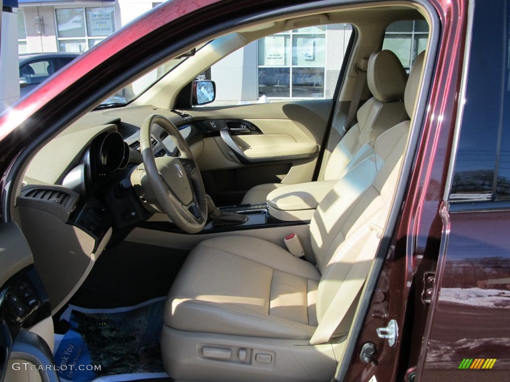 2008 MDX  - Dark Cherry Pearl / Parchment photo #20