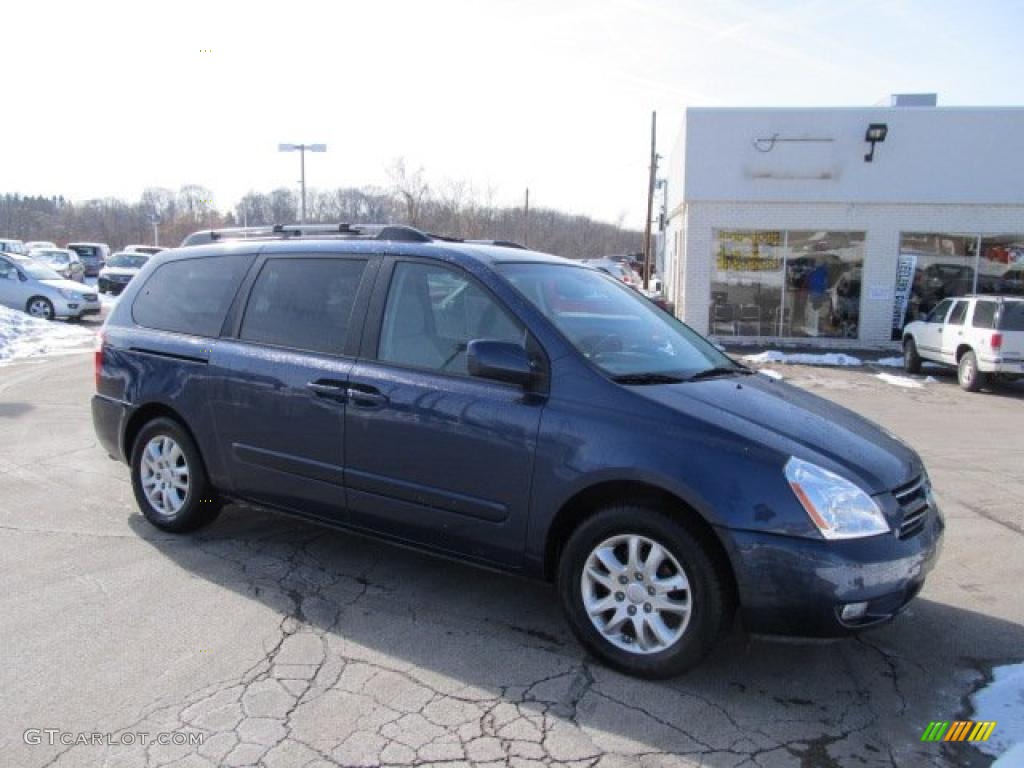 2008 Sedona LX - Velvet Blue Metallic / Gray photo #1