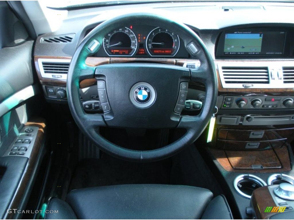 2004 7 Series 745Li Sedan - Titanium Grey Metallic / Black/Black photo #19