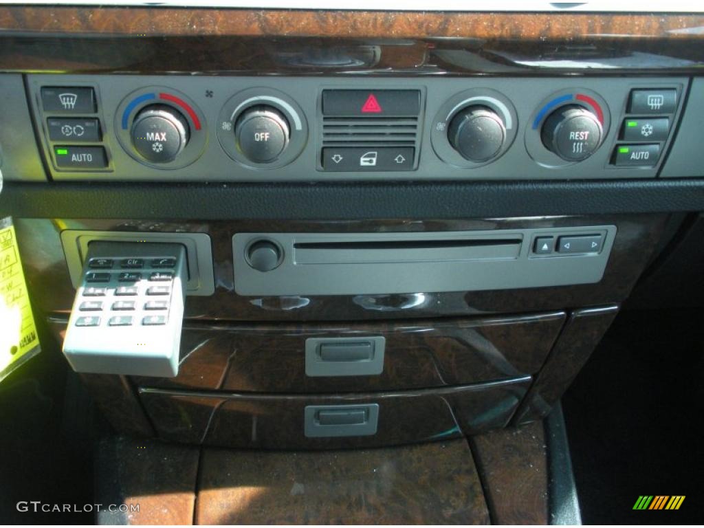 2004 7 Series 745Li Sedan - Titanium Grey Metallic / Black/Black photo #23