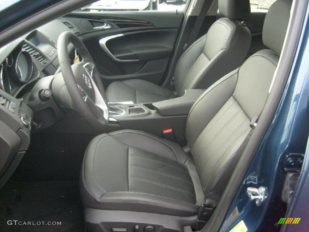Ebony Interior 2011 Buick Regal CXL Photo #44637942